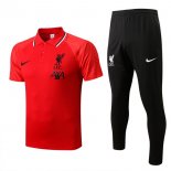 Polo Liverpool Ensemble Complet 2022 2023 Rouge
