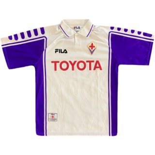 Thailande Maillot Fiorentina FILA Exterieur Retro 1999 2000 Blanc Pas Cher Thailande Maillot Fiorentina FILA Exterieur Retro 1999 2000 Blanc Pas Cher