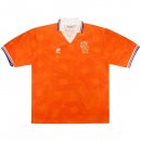 Maillot Pays-Bas Domicile Retro 1991 1992 Orange Pas Cher