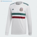 Maillot Mexico Exterieur ML 2018 Blanc Pas Cher