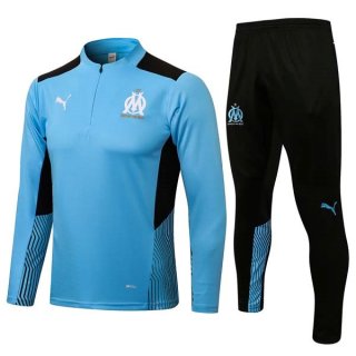 Training Top Marseille 2022 Bleu Noir Training Top Marseille 2022 Bleu Noir