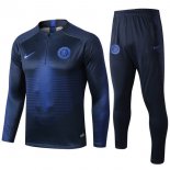 Survetement Chelsea 2019 2020 Bleu Marine Noir Pas Cher