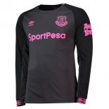 Maillot Everton Exterieur ML 2018 2019 Noir Pas Cher