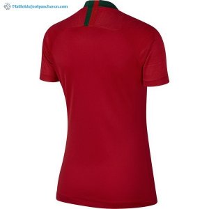 Maillot Portugal Domicile Femme 2018 Rouge Pas Cher