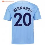 Maillot Manchester City Domicile Bernardo 2017 2018 Pas Cher