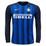 Maillot Inter Domicile ML 2017 2018 Pas Cher