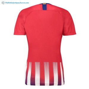 Maillot Atletico Madrid Domicile Femme 2018 2019 Rouge Pas Cher