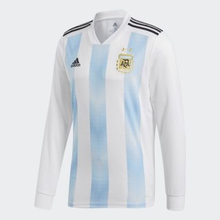 Maillot Argentine Domicile ML 2018 Pas Cher