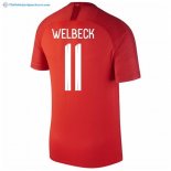 Maillot Angleterre Exterieur Welbeck 2018 Rouge Pas Cher