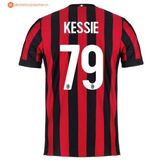 Maillot Milan Domicile Kessie 2017 2018 Pas Cher