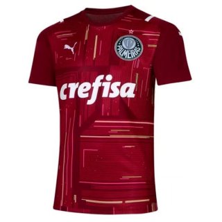 Thailande Maillot Palmeiras Gardien 2021 2022 Rouge Pas Cher