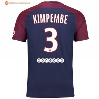 Maillot Paris Saint Germain Domicile Kimpembe 2017 2018 Pas Cher Maillot Paris Saint Germain Domicile Kimpembe 2017 2018 Pas Cher