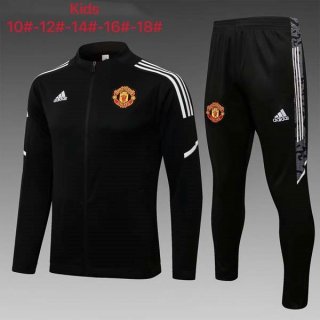 Enfant Survetement Manchester United 2022 Noir Enfant Survetement Manchester United 2022 Noir