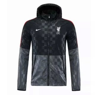 Coupe Vent Liverpool 2021 2022 Noir Gris Pas Cher