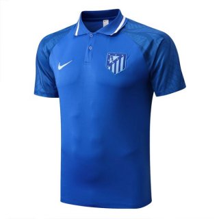 Polo Atlético de Madrid 2022 2023 Bleu Polo Atlético de Madrid 2022 2023 Bleu