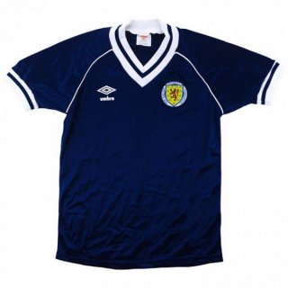Maillot Écosse Domicile Retro 1982 Bleu Pas Cher Maillot Écosse Domicile Retro 1982 Bleu Pas Cher