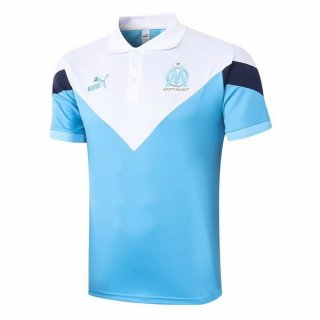 Polo Marseille 2020 2021 Bleu Clair Pas Cher Polo Marseille 2020 2021 Bleu Clair Pas Cher
