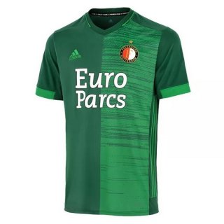 Thailande Maillot Feyenoord Rotterdam Exterieur 2021 2022 Vert Pas Cher