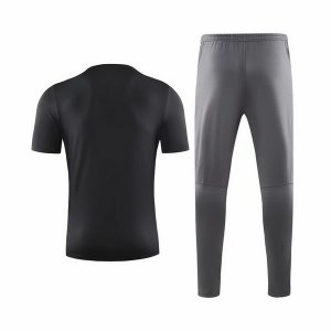 Entrainement Liverpool Ensemble Complet 2019 2020 Noir Gris Pas Cher