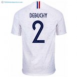 Maillot France Exterieur Debuchy 2018 Blanc Pas Cher