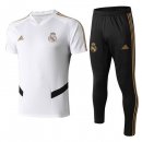 Entrainement Real Madrid Ensemble Complet 2019 2020 Blanc Negro Pas Cher