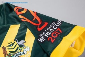 Maillot Rugby Australie RLWC Domicile 2017 2018 Vert Pas Cher