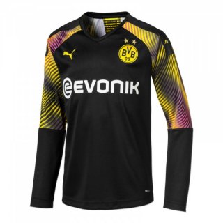 Maillot Borussia Dortmund ML Gardien 2019 2020 Noir Pas Cher