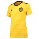 Maillot Belgique Exterieur Femme 2018 Jaune Pas Cher