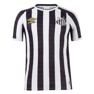 Thailande Maillot Santos Exterieur 2021 2022 Noir Blanc Thailande Maillot Santos Exterieur 2021 2022 Noir Blanc