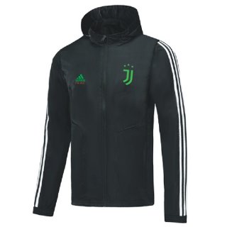 Coupe Vent Juventus 2019 2020 Noir Vert Pas Cher