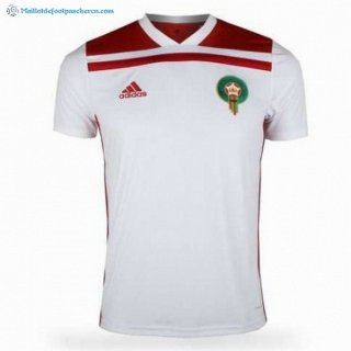 Maillot Maroc Exterieur 2018 Blanc Pas Cher Maillot Maroc Exterieur 2018 Blanc Pas Cher