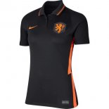 Maillot Pays Bas Exterieur Femme 2020 Noir Pas Cher