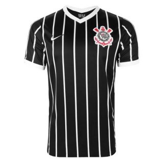 Thailande Maillot Corinthians Paulista Exterieur 2020 2021 Noir Pas Cher