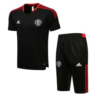 Entrainement Manchester United Ensemble Complet 2022 Noir Rouge Entrainement Manchester United Ensemble Complet 2022 Noir Rouge