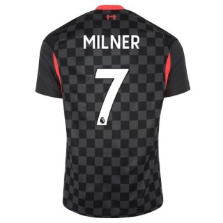 Maillot Liverpool NO.7 Milner Third 2020 2021 Noir Pas Cher