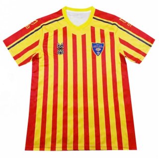 Maillot Lecce Domicile 2019 2020 Rouge Jaune Pas Cher