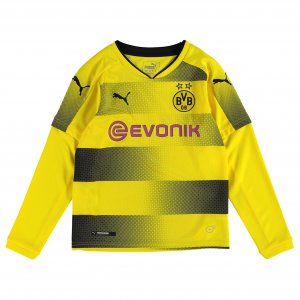 Maillot Borussia Dortmund Domicile ML Enfant 2017 2018 Pas Cher