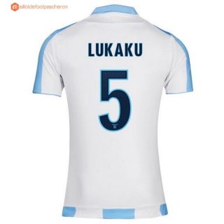 Maillot Lazio Exterieur Lukaku 2017 2018 Pas Cher