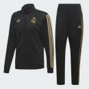 Survetement Real Madrid 2019 2020 Noir Jaune Pas Cher