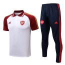 Polo Arsenal Ensemble Complet 2022 2023 Rouge Blanc