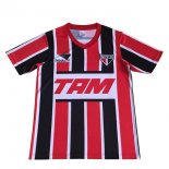 Thailande Maillot São Paulo Exterieur Retro 1993 Rouge Noir Pas Cher