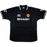 Maillot Manchester United Third Retro 1998 1999 Noir Pas Cher