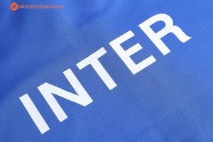 Survetement De Laine Inter 2017 2018 Bleu Noir Pas Cher