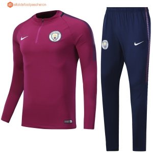 Survetement Manchester City Enfant 2017 2018 Purpura Bleu Pas Cher