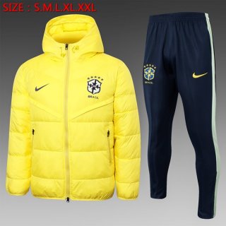 Manteau de duvet Brésil Ensemble Complet 2024 2025 Jaune Manteau de duvet Brésil Ensemble Complet 2024 2025 Jaune