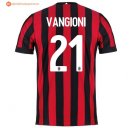 Maillot Milan Domicile Vangioni 2017 2018 Pas Cher