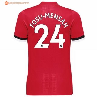 Maillot Manchester United Domicile Fosu Mensah 2017 2018 Pas Cher