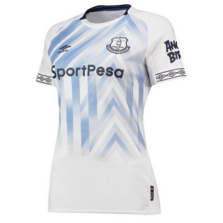 Maillot Everton Third Femme 2018 2019 Blanc Pas Cher