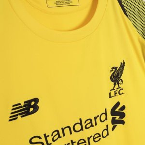 Maillot Liverpool Domicile Gardien 2018 2019 Jaune Pas Cher