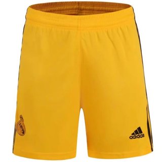 Pantalon Real Madrid Domicile Gardien 2019 2020 Jaune Pas Cher